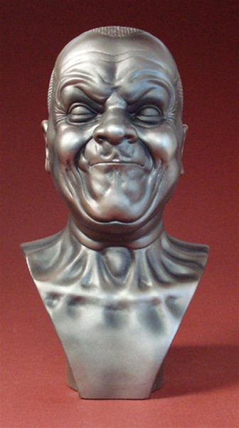 Strong Man Portrait Bust by artist Messerschmidt Statue Heads Statuary